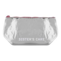 Cosmetic Bag Sister’s Care Silver & Pink